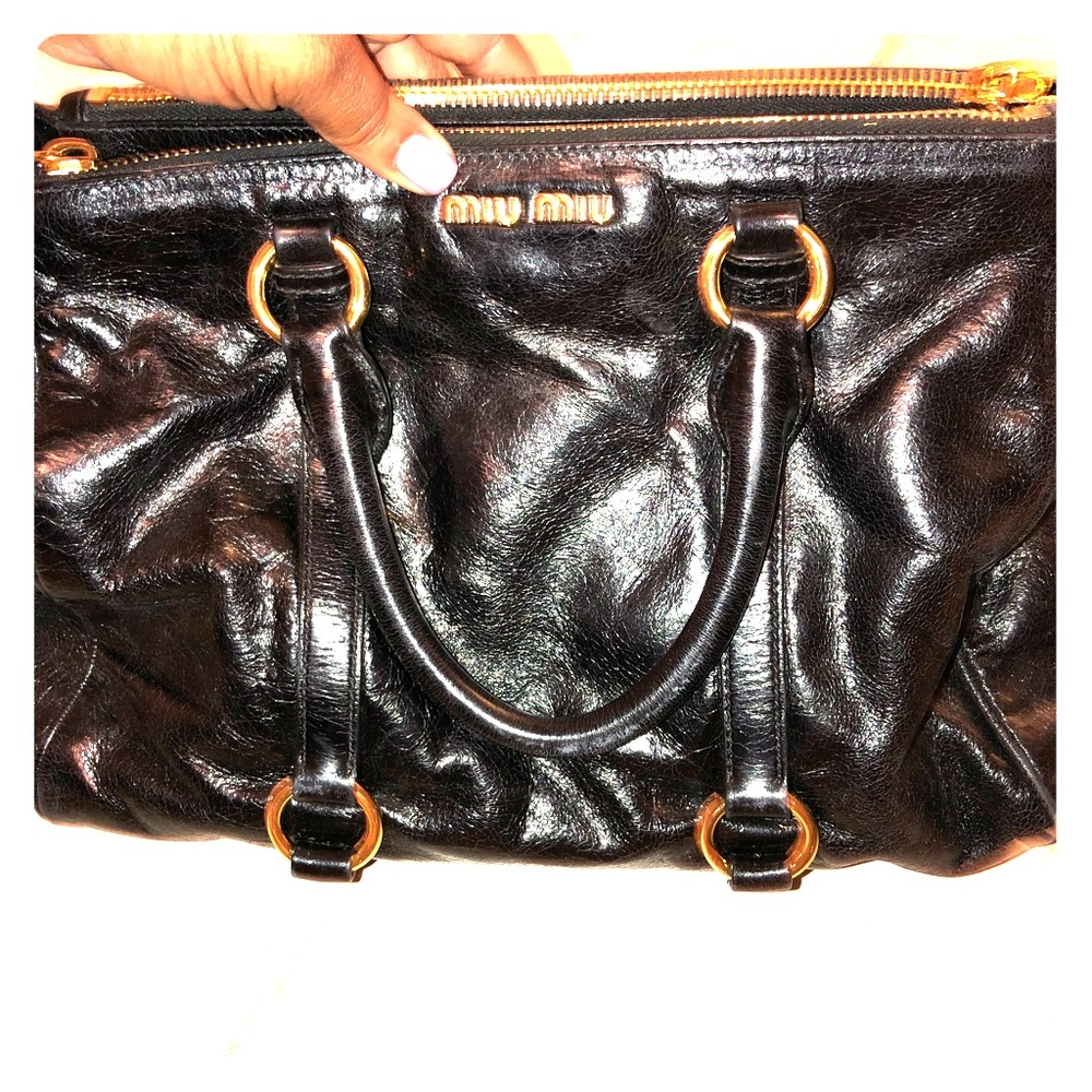 Authentic Leather  Mui Mui Handbag